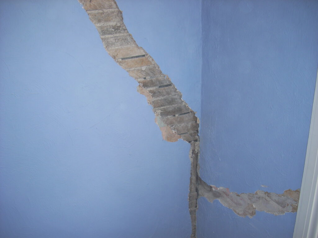 crack during repair