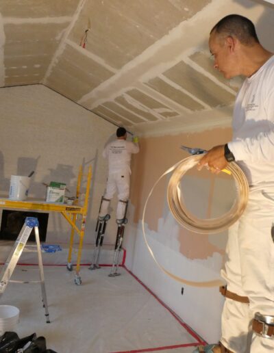 drywalling an attic