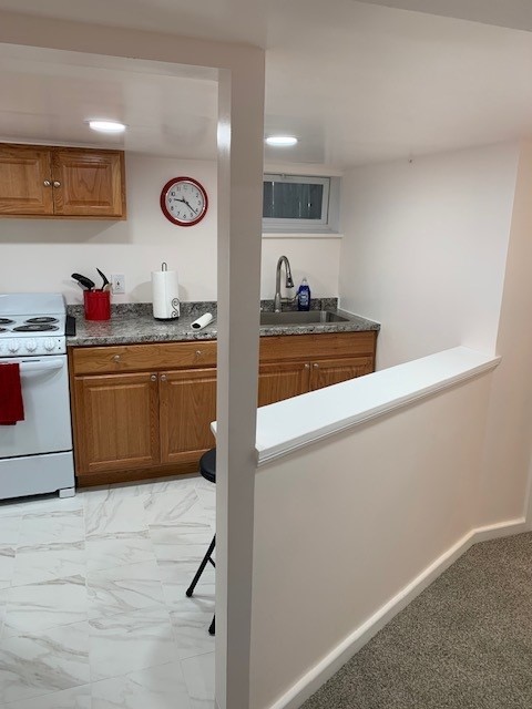 Kitchen half wall to open up kitchen in Denver, CO